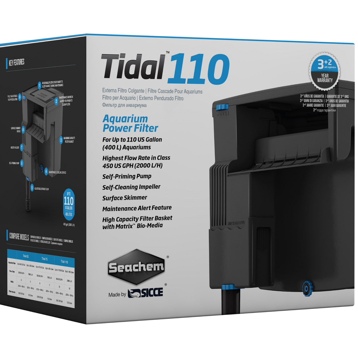 Seachem Tidal Power Filter 110