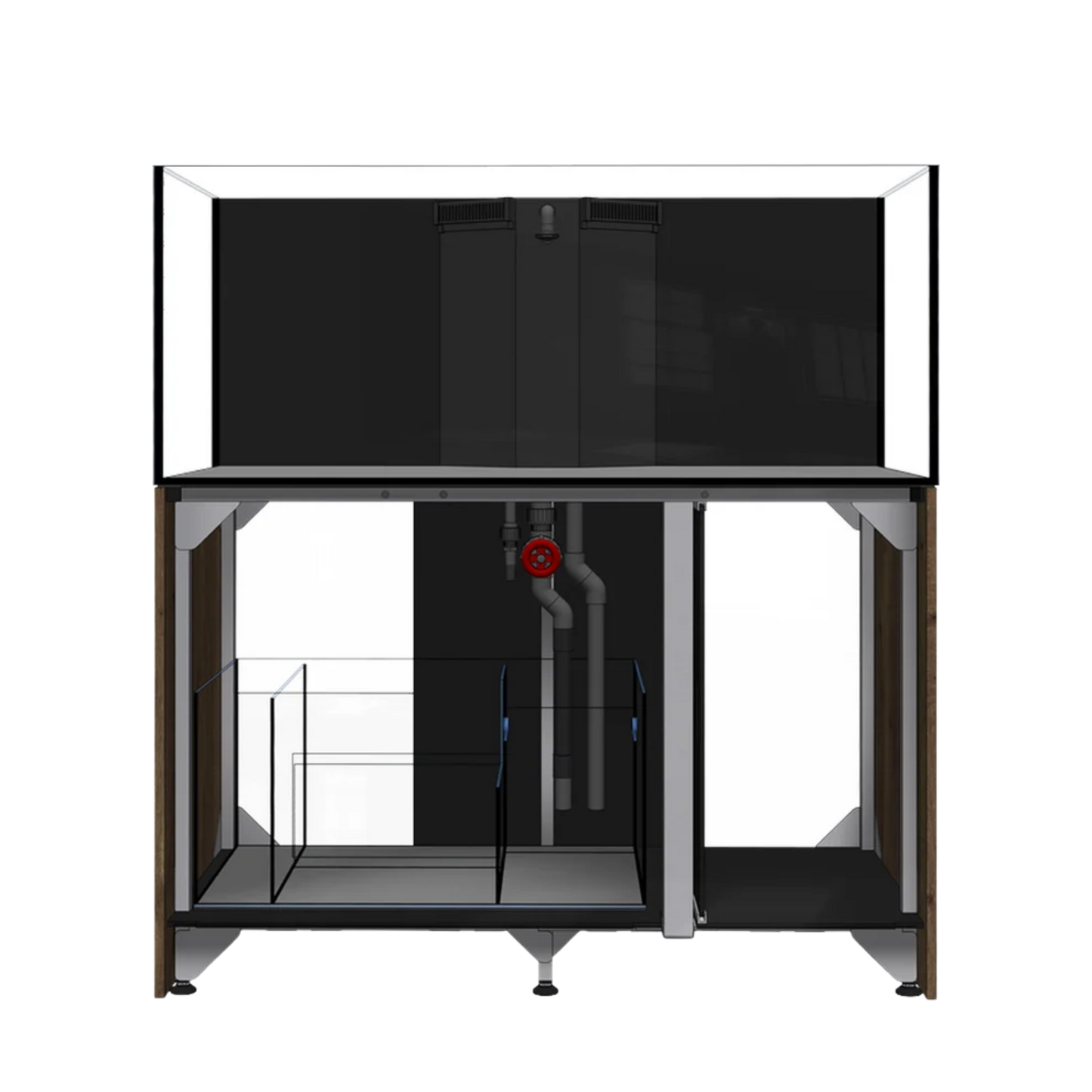 D-D Aqua-Pro Reef 1350 Tank & Framed Cabinet