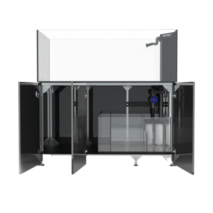D-D Aqua-Pro Reef Peninsula 1500 Tank & Framed Cabinet