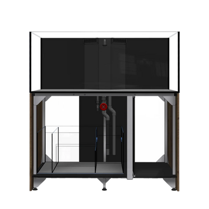 D-D Aqua-Pro Reef 1350 Tank & Framed Cabinet