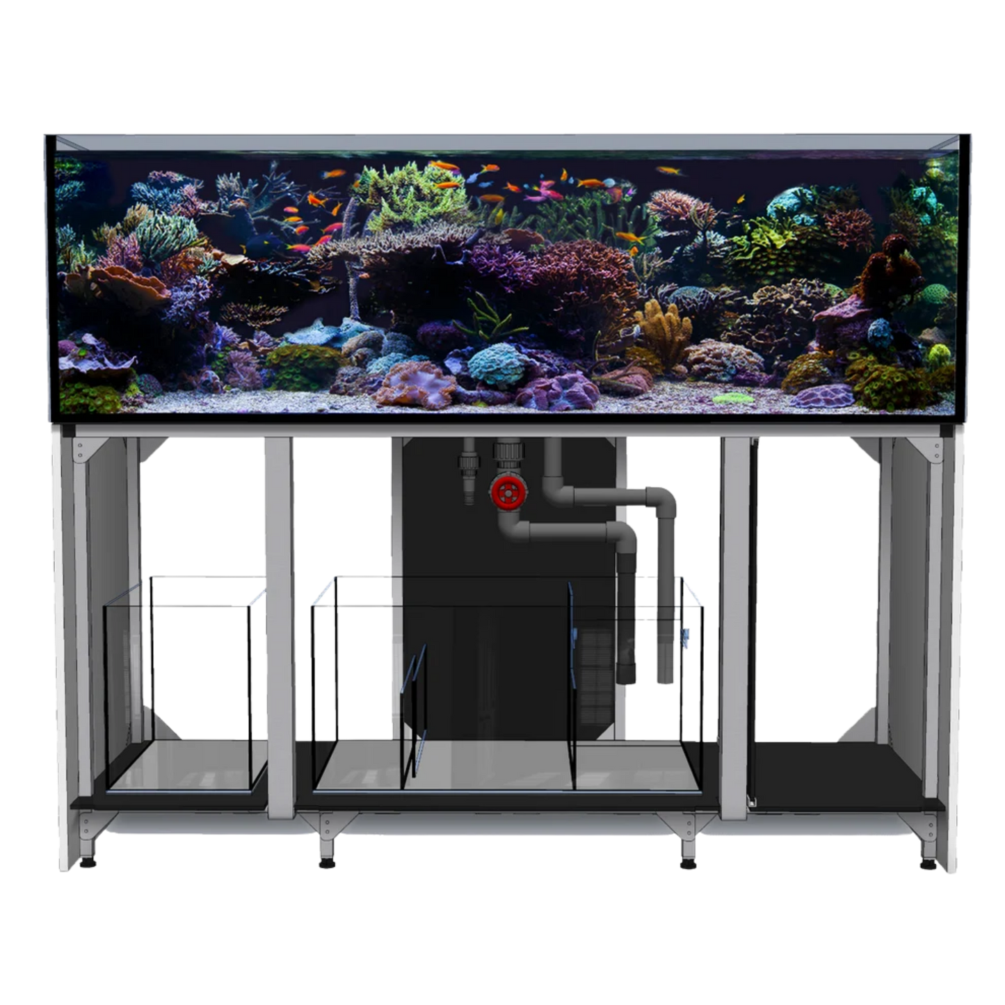 D-D Aqua-Pro Reef 1800 Tank & Framed Cabinet