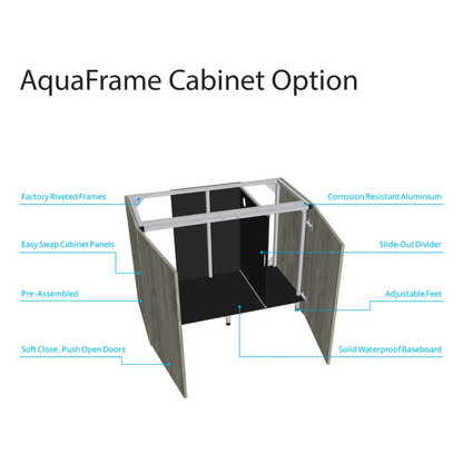 D-D Aqua-Pro Reef 1200 Tank & Framed Cabinet